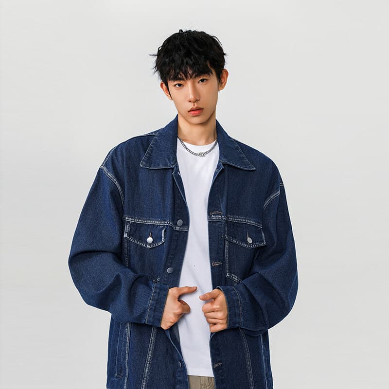 オーバーサイズ リラックスデニムジャケット