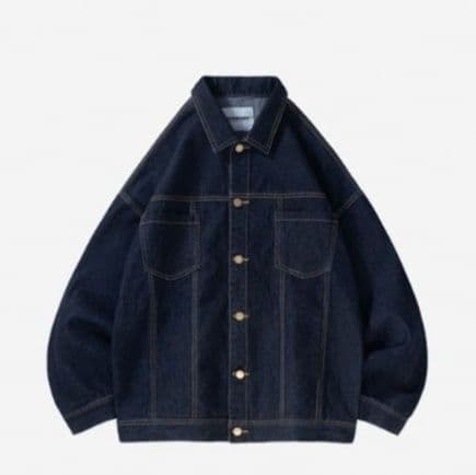 デニムジャケット ゆったりシルエットデニムジャケット