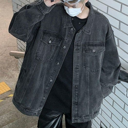 デニムジャケット オーバーサイズ ヴィンテージ風ゆったり