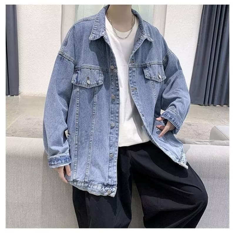 デニムジャケット ゆったりシルエット メンズジャケット