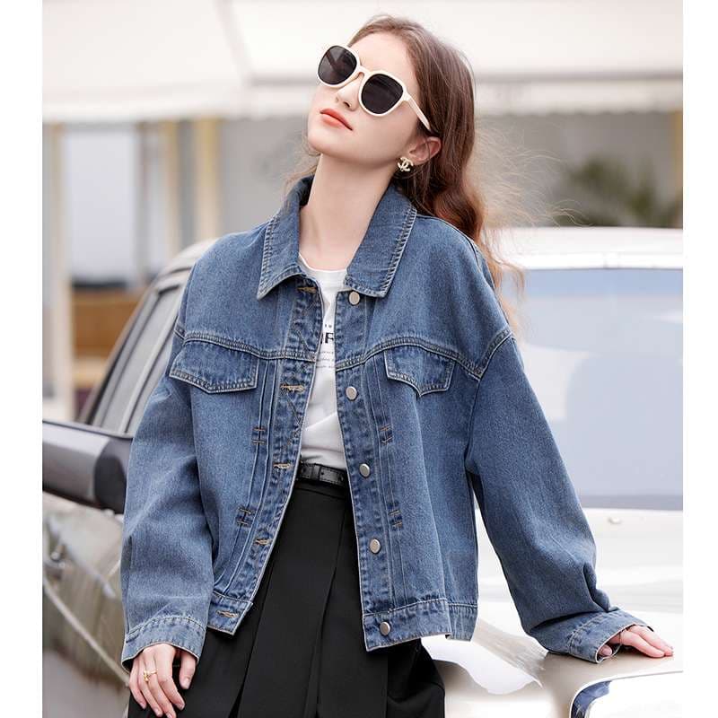 ゆったりシルエットデニムジャケット