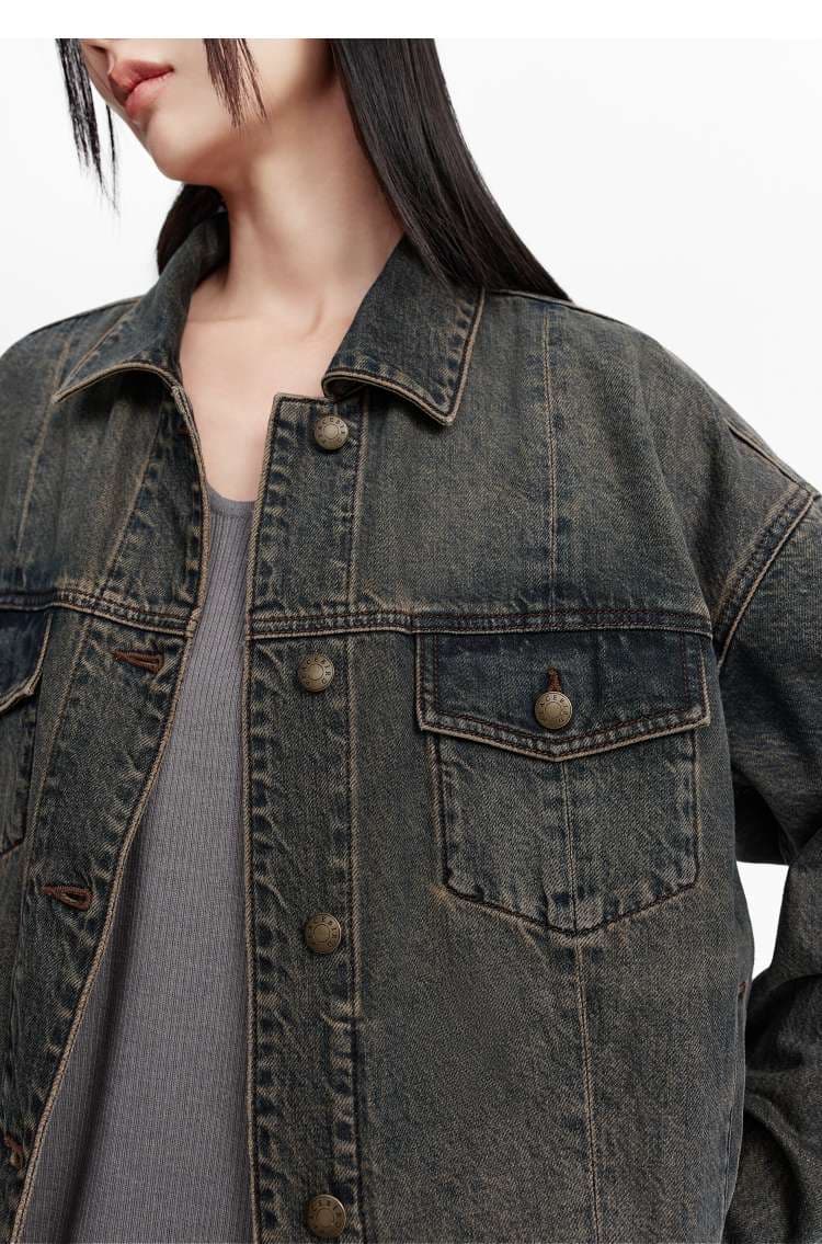 ゆったりシルエットデニムジャケット