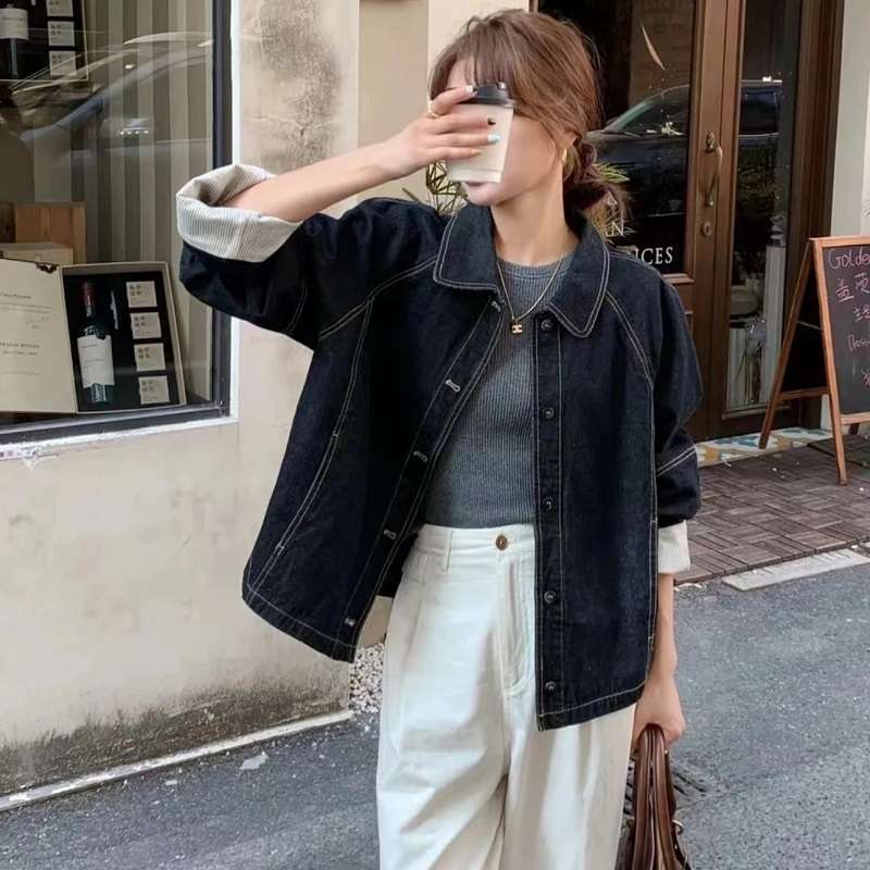 ゆったりシルエットデニムジャケット