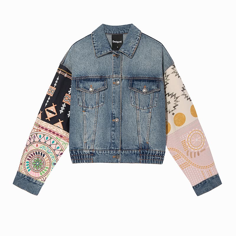 デニムジャケット 袖デザイン切替デニムジャケット