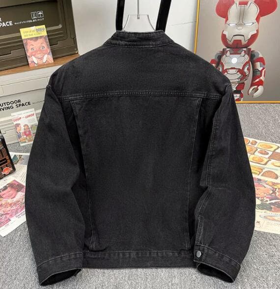 メンズ デニムジャケット ヴィンテージ風 ライダース ジャケット