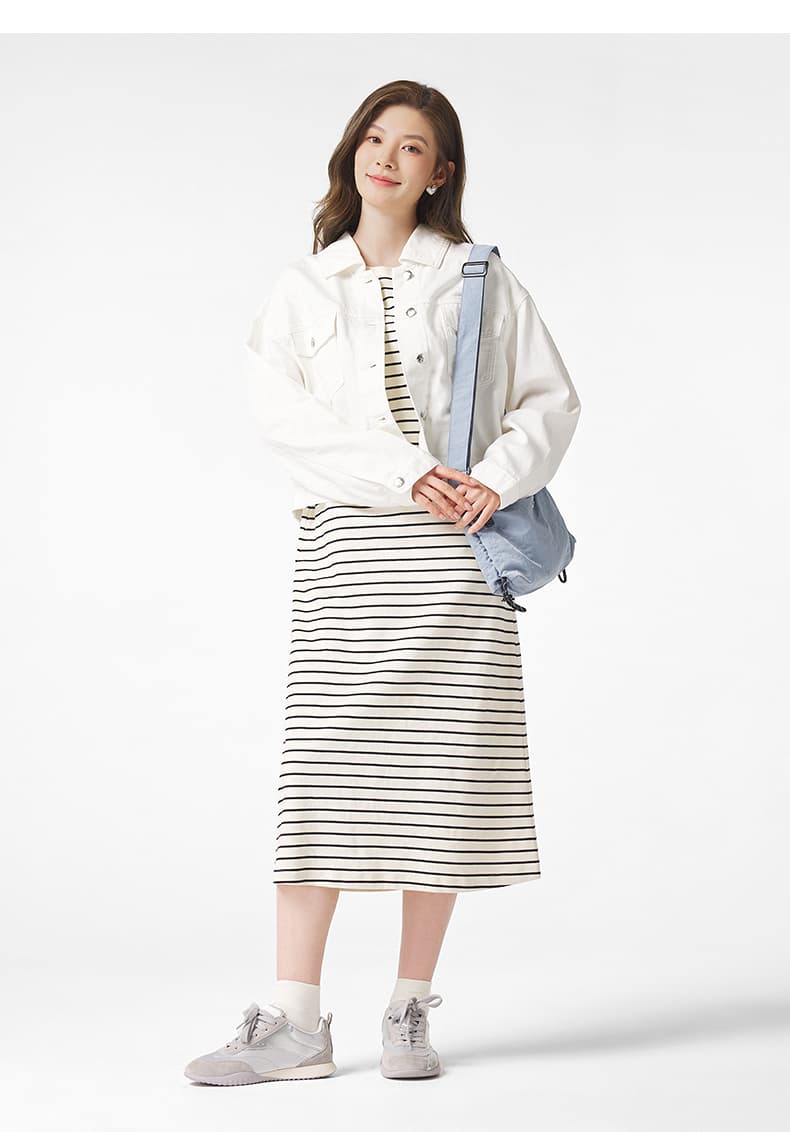 デニムジャケット クロップド丈デニムジャケット