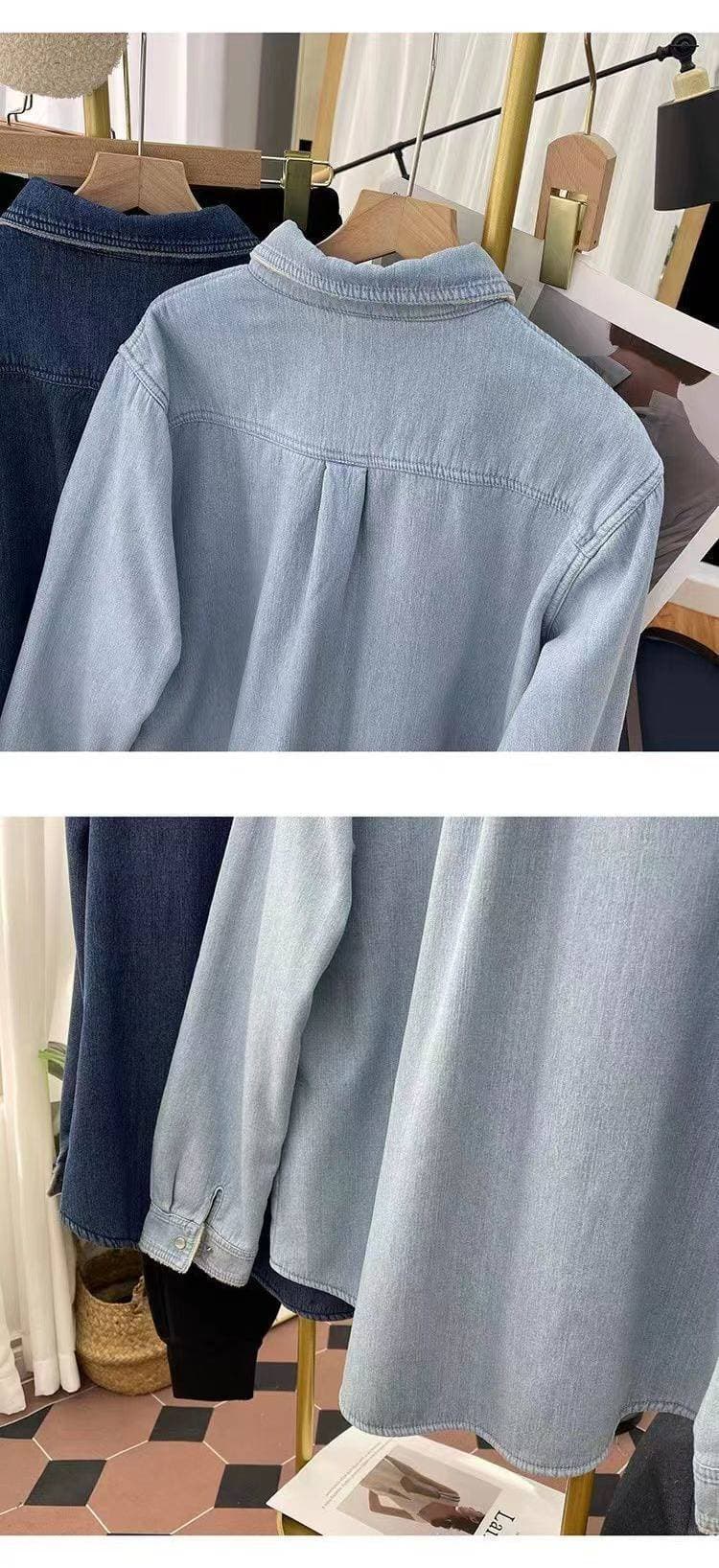 ふわもこ裏ボア デニムジャケット