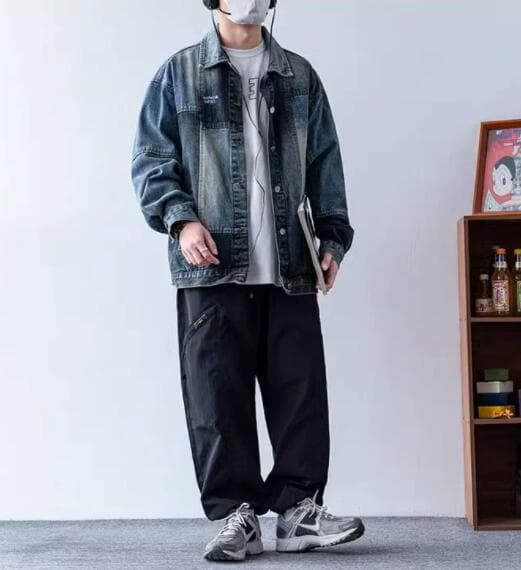 春秋対応オーバーサイズデニムジャケット