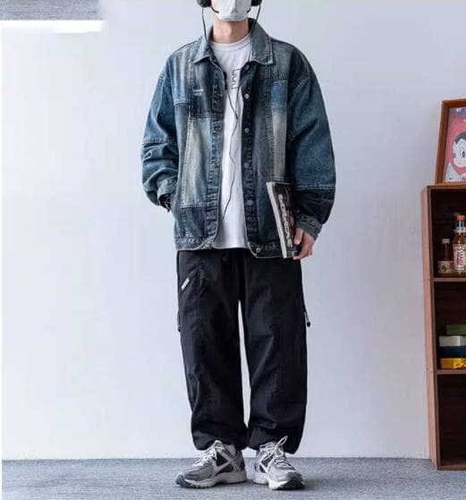 春秋対応オーバーサイズデニムジャケット