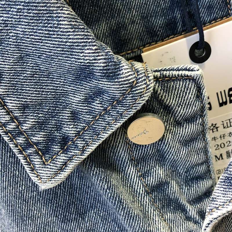 ヴィンテージ加工 ゆったりデニムジャケット