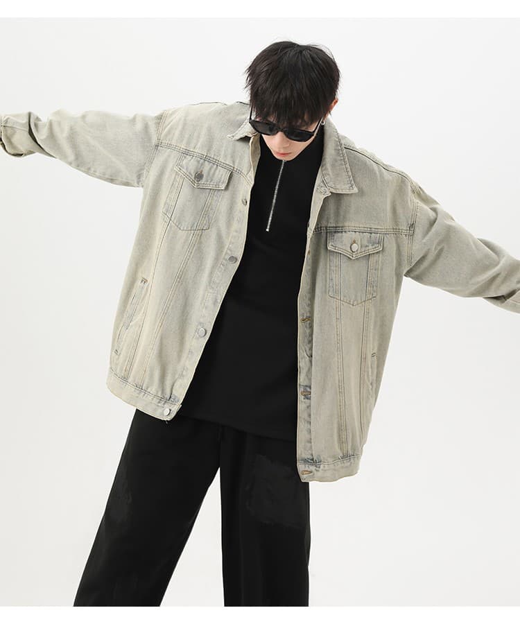 ゆったりシルエット デニムジャケット