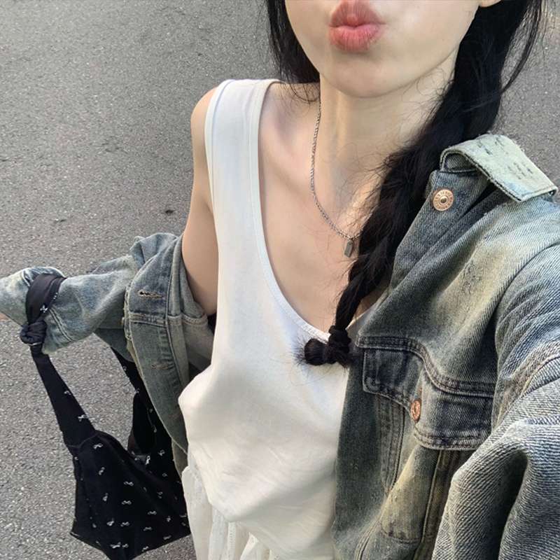 ゆったりシルエットカジュアルデニムジャケット