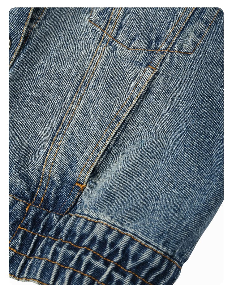 デニムジャケット 袖デザイン切替デニムジャケット