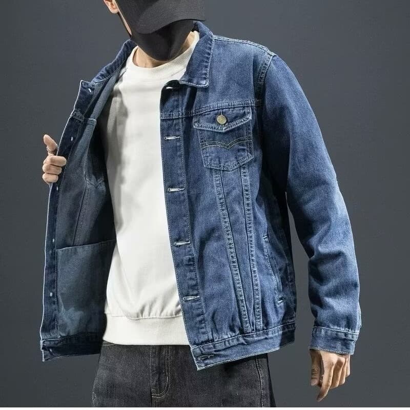 裏ボア付き定番デニムジャケット