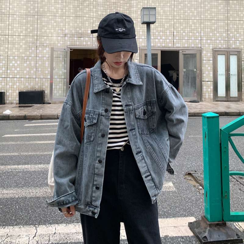 ゆるだぼビッグシルエットデニムジャケット