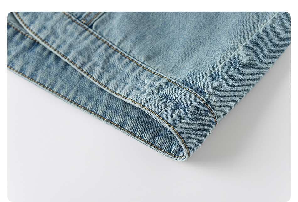 ミニ丈デニムジャケット