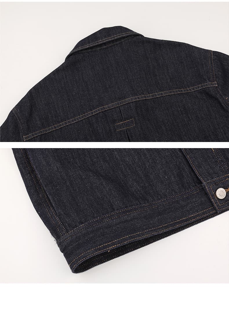 シンプルベーシックデニムジャケット