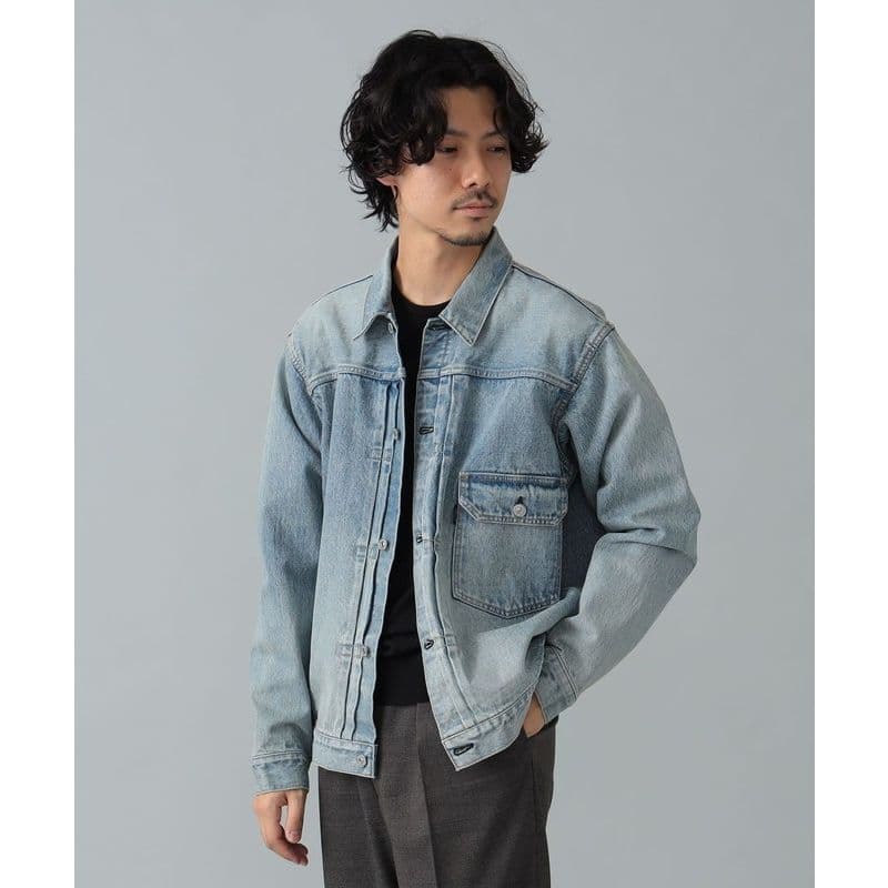 デニムジャケット ゆとりシルエット デニムジャケット