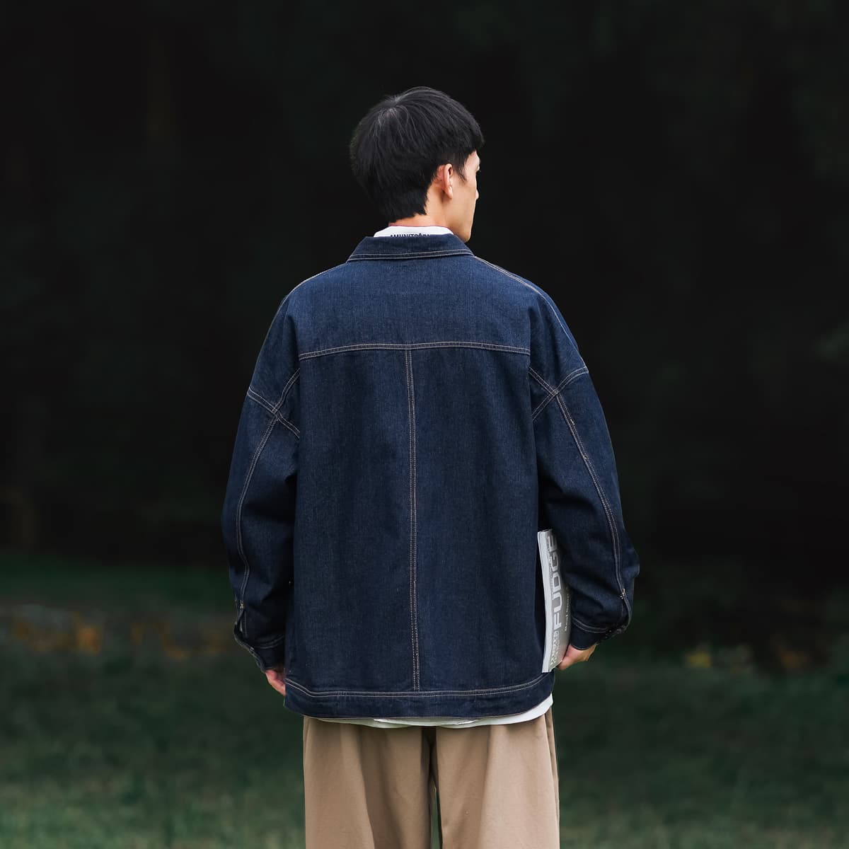 デニムジャケット ゆったりシルエットデニムジャケット