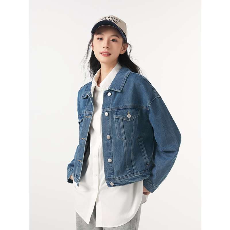 ゆったりシルエットデニムジャケット