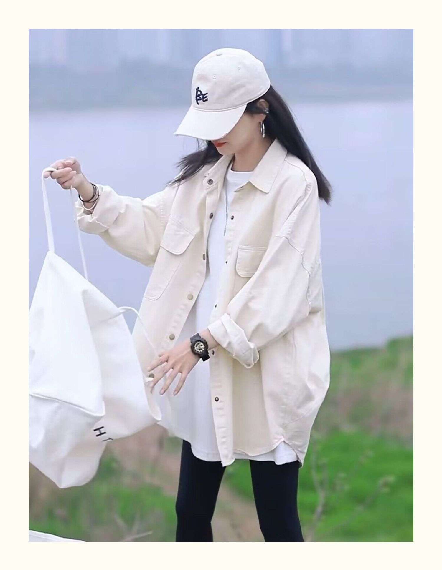 オーバーサイズ デニムジャケット