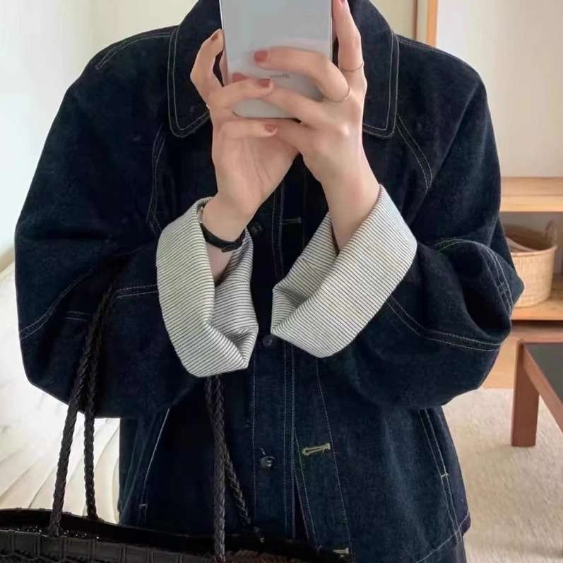 ゆったりシルエットデニムジャケット