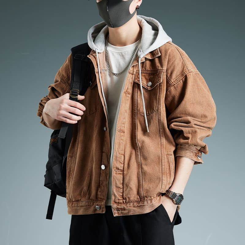 ビッグシルエット ストリート デニムジャケット