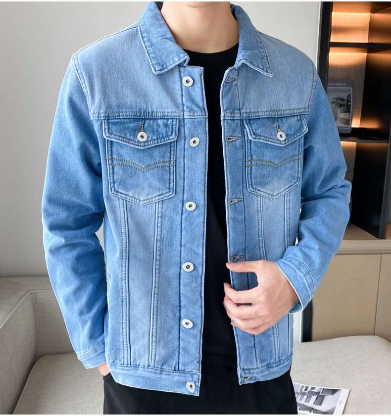裏ボア付き デニムジャケット
