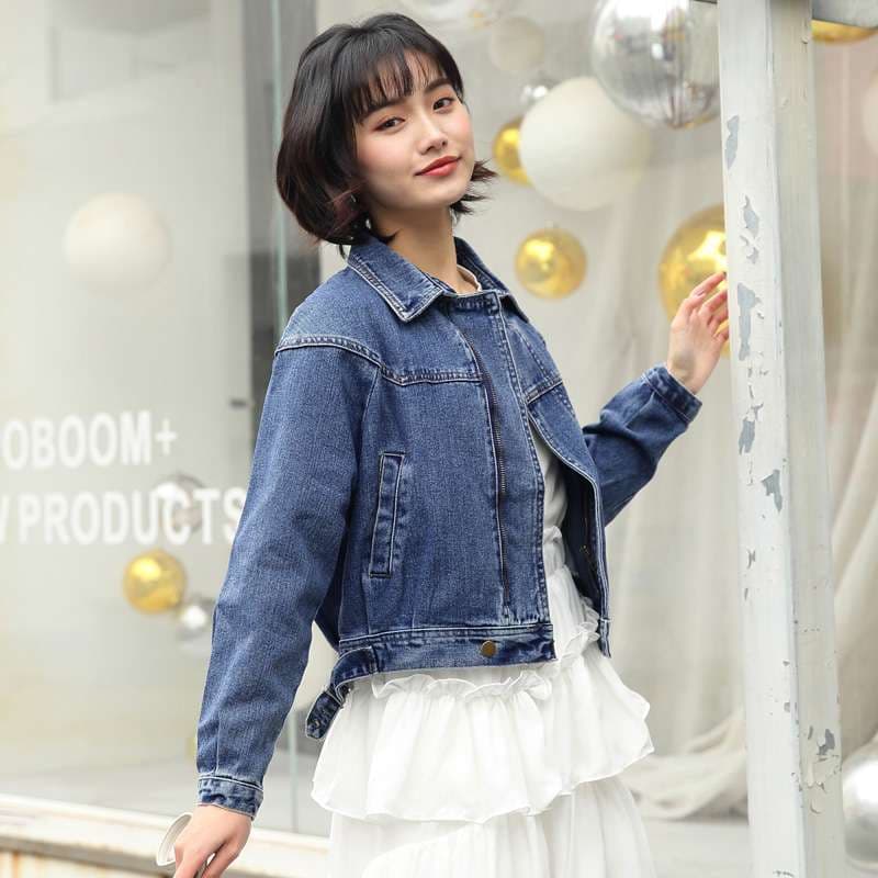 ふんわりシルエットデニムジャケット