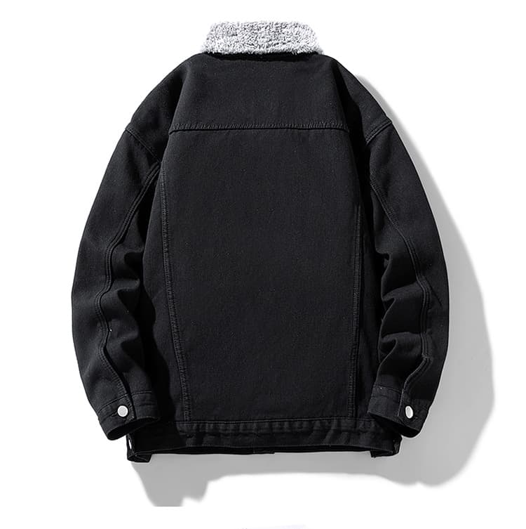 裏起毛 あったかデニムジャケット