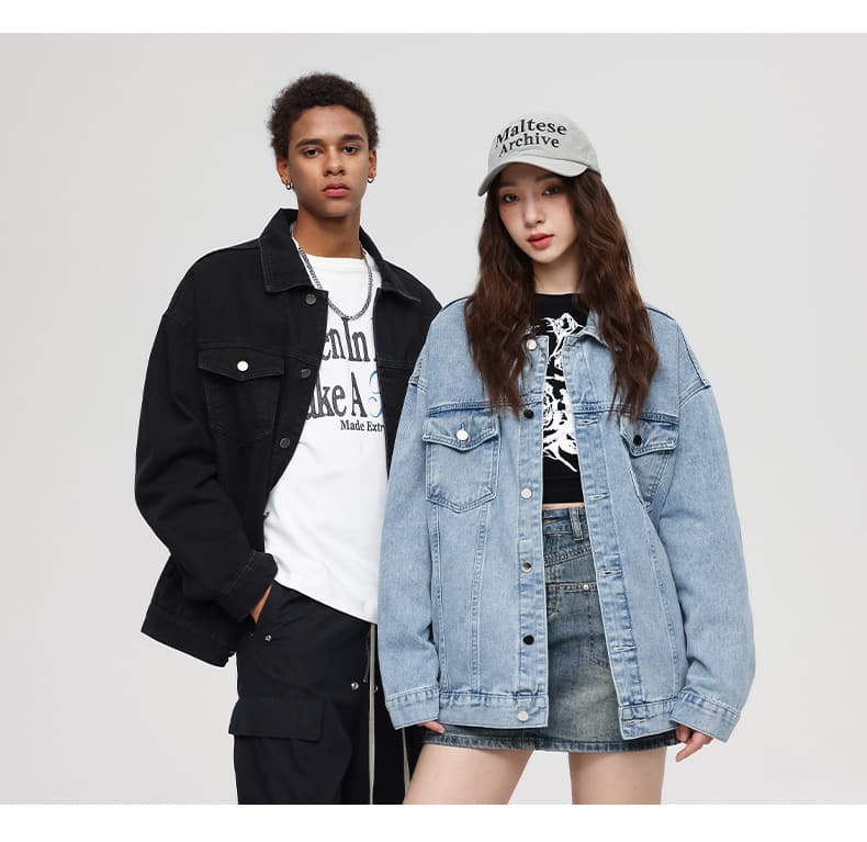 オーバーサイズビッグシルエットデニムジャケット