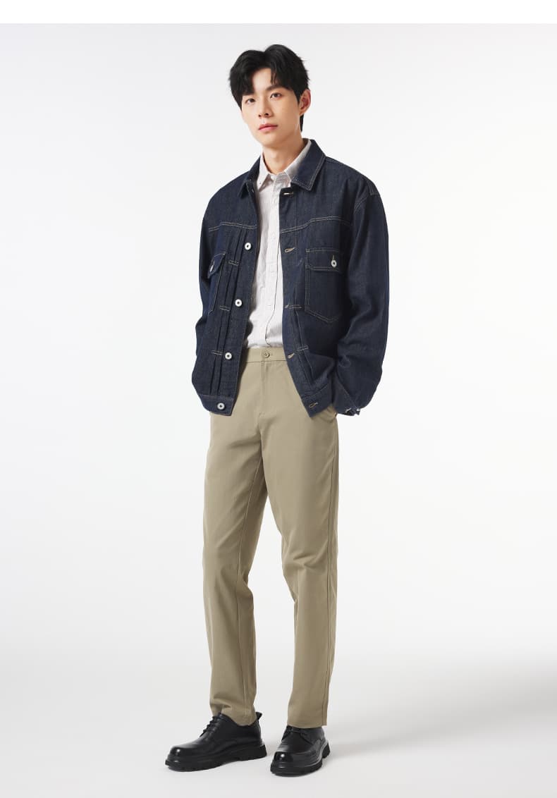 デニムジャケット ヴィンテージ加工 定番デニムジャケット
