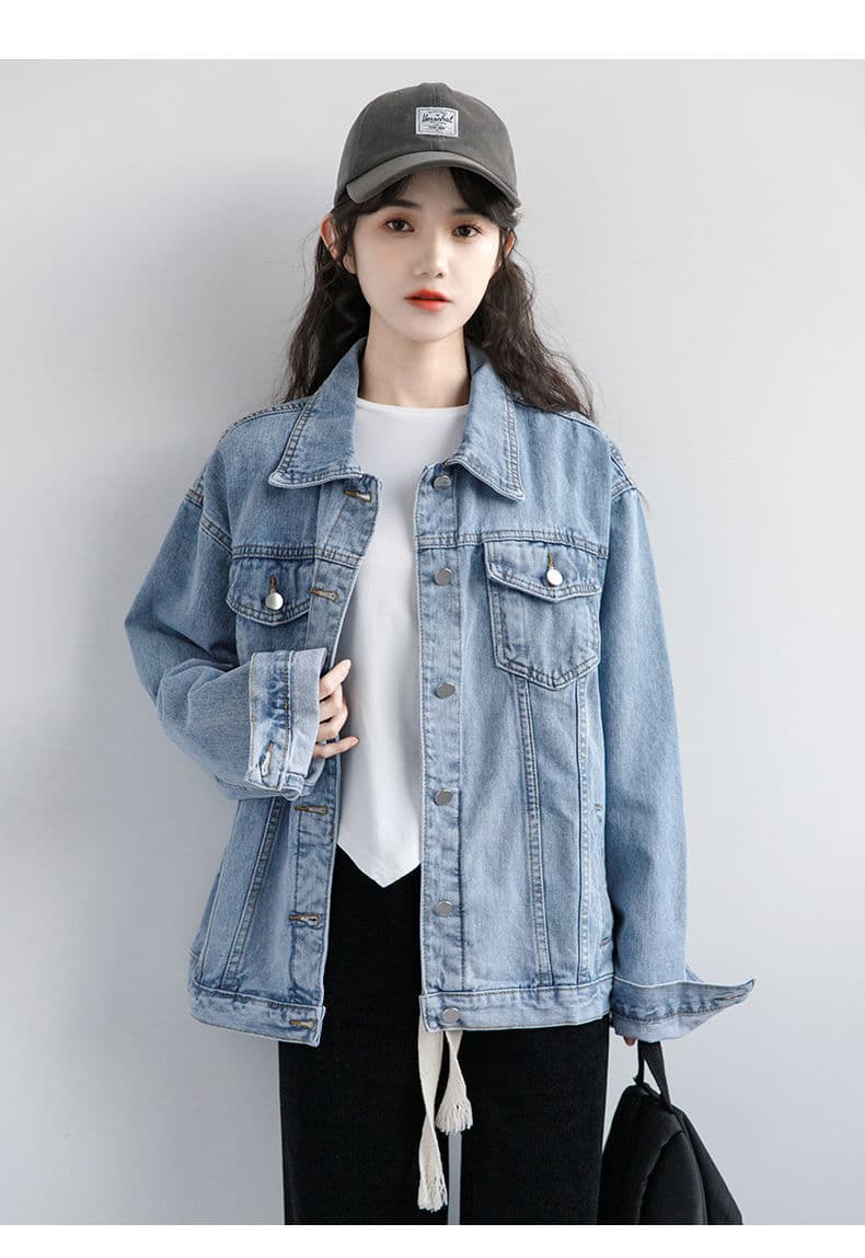ゆったりシルエットデニムジャケット