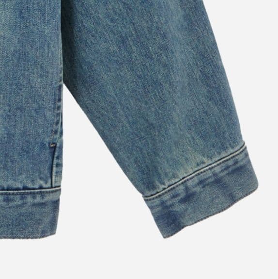 デニムジャケット ヴィンテージ加工 定番デニムジャケット