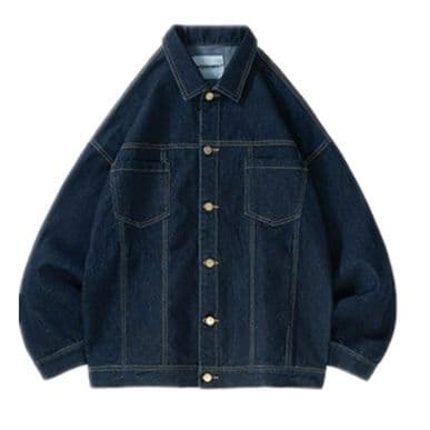 デニムジャケット ゆったりシルエット 定番デニムジャケット