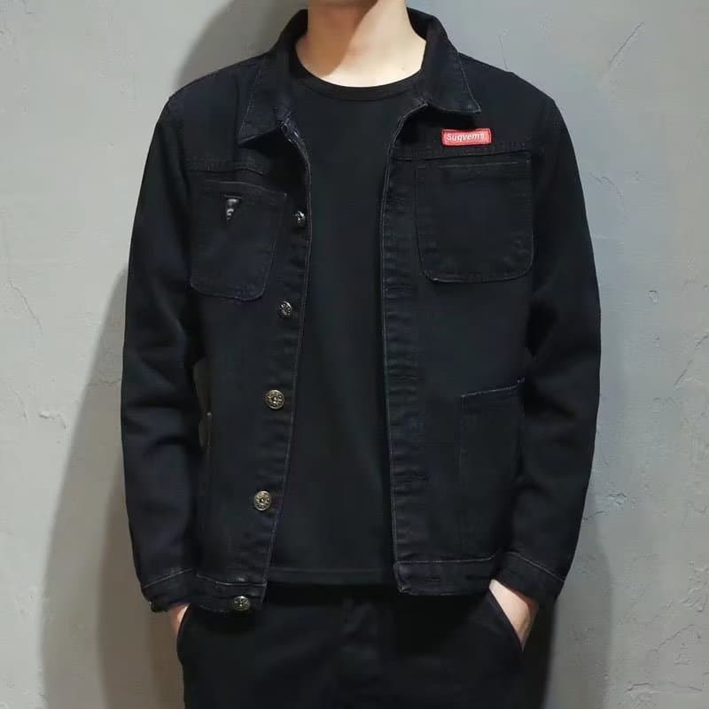 カジュアルストリートデニムジャケット