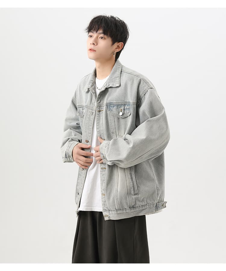 オーバーサイズ ゆるだぼ デニムジャケット