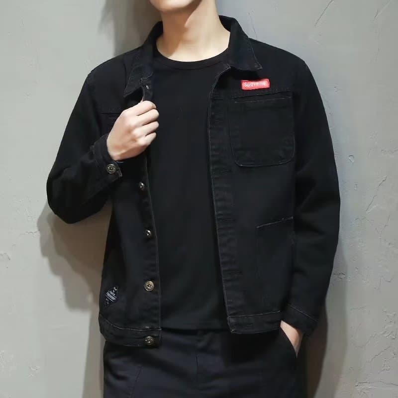 カジュアルストリートデニムジャケット