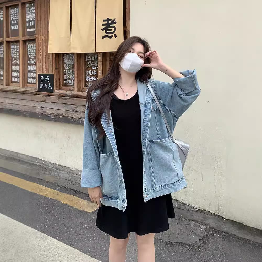 ゆったりシルエットデニムジャケット