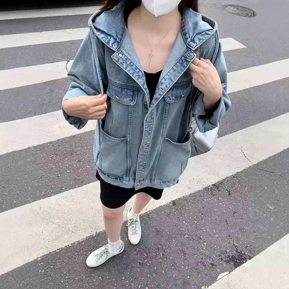 ゆったりシルエットデニムジャケット